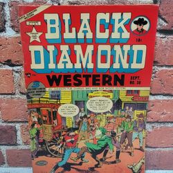 1952 Black Diamond Western #38 Comic VG