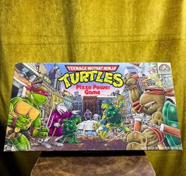Complete Vintage TMNT PIZZA POWER Board Game1987