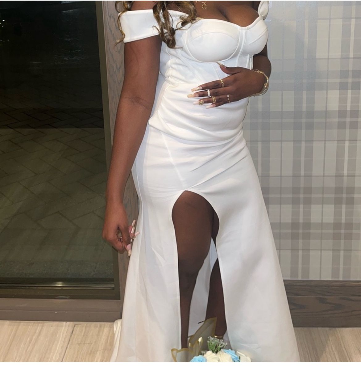 White Formal Dress