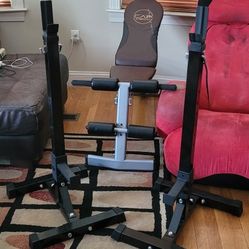 Workout Bench With Racks