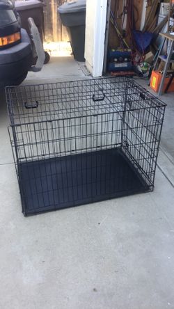 Large dog cage