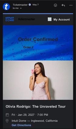 Olivia Rodrigo tickets