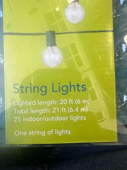 String lights/ New/ 2 boxes