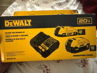 Battery and charger kit DeWALT