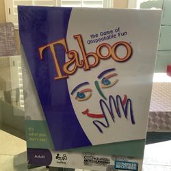 Taboo Adult Board Game of Unspeakable Fun 2009 Edition New Sealed English