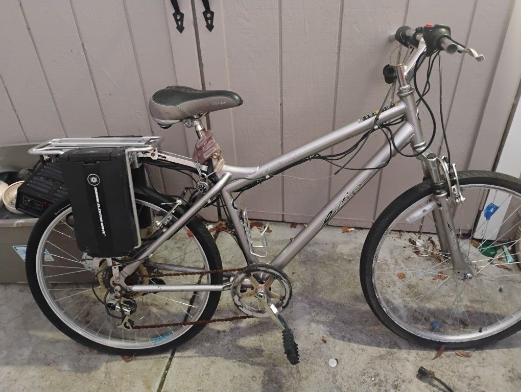 old school electric bike