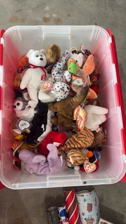 Beanie babies with tags