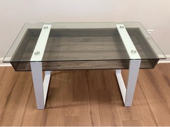Glass top desks