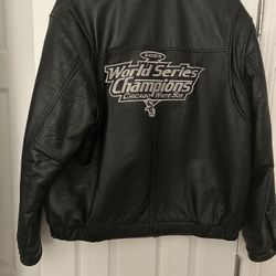 2005 Chicago White Sox World Series Leather Jacket 