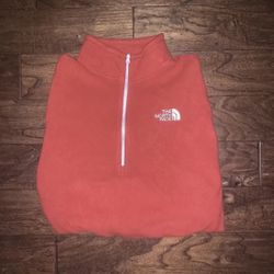 The North Face Men's L Red Qtr Zip Lightweight Jacket