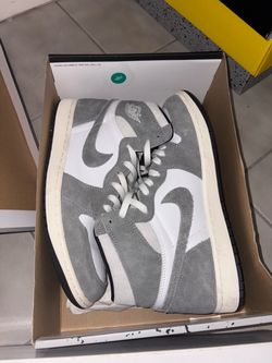 Grey Jordan 1s