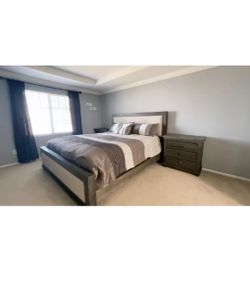 Cal King Size Bed Frame Night Stands And Dresser