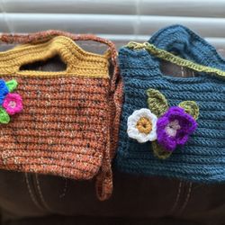 Hand crochet bags