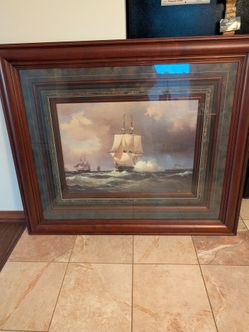 Three-dimensional ship picture