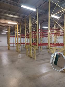 Full Warehouse Storage Pallet Rack System With Extras $2500