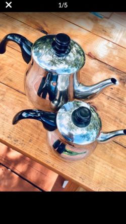 Sarai less steel double teapot/samavar!$35!OBO!