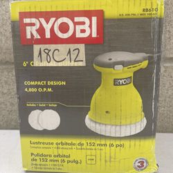 RYOBI 0.5 Amp Corded 6 in. Orbital Buffer/Polisher
