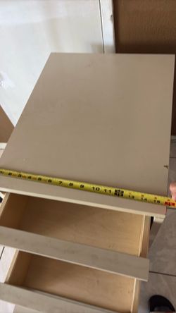 White dresser