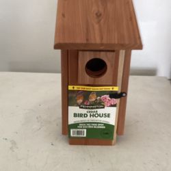 Brand New Cedar Bird House