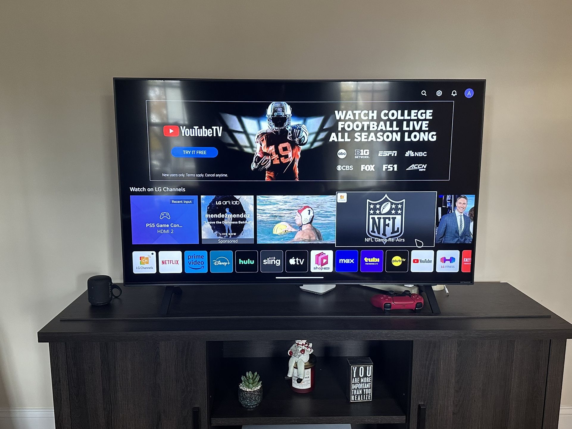 NEW 50” LG TV. 50Nano75UQA