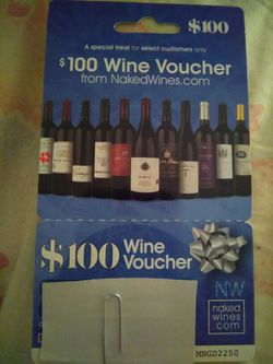 $100 wine voucher
