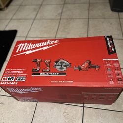 m18 milwaukee 4 piece combo kit cp2.0  With Battery An Charger 