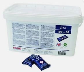 New 150 Pack Rational 56.00.562 Care Tabs iCombi Ovens Self Cooking Center Tub Saches #5020