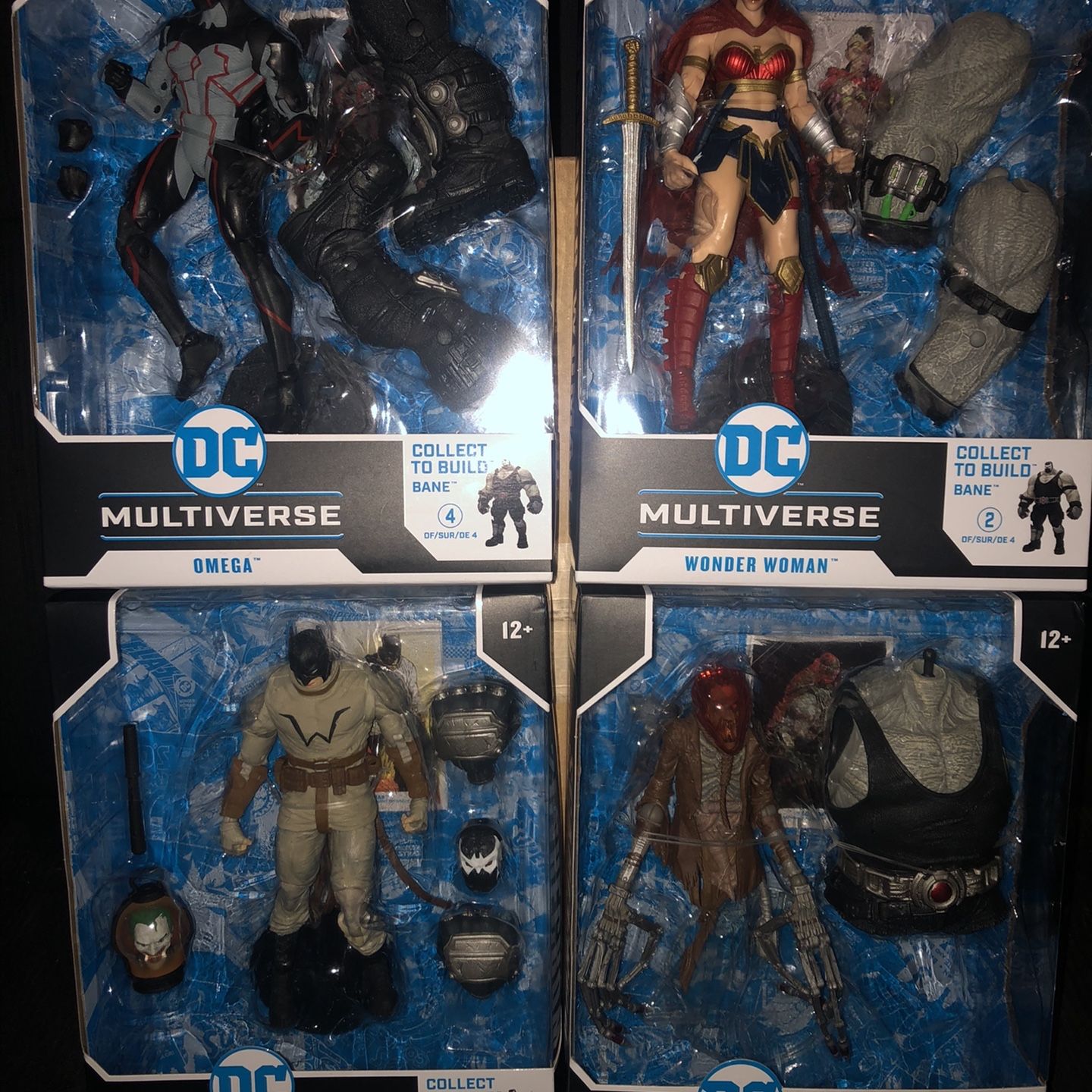 DC Mcfarlane Bane Wave And Rebirth Robin
