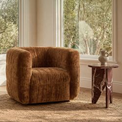 Robson Toffee Swivel Chair