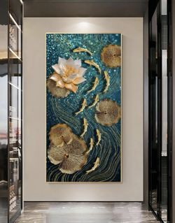 Floral Print Painting 
