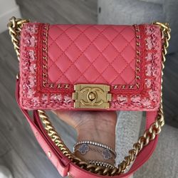 Chanel Small Braided Jacket Boy Bag