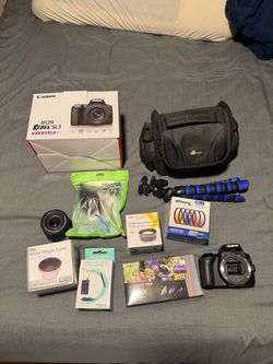 Canon EOS Rebel SL3 Camera Bundle + 18-55mm Lens & Accessories