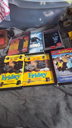 Nice Vintage Movies/Friday Bundle Original VHS DVD And Next Friday