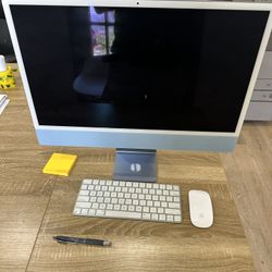 Apple iMac A2438 Computer With Apple Keyboard and Mouse