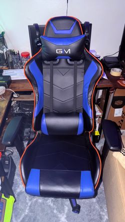 GM Gaming Chair Black and Blue