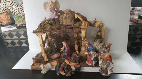 Vintage Home Interior 54035 Nativity Scene For Sale In