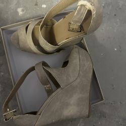 Beige Sandals Size 8