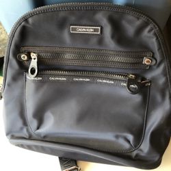 Calvin klein small navy backpack