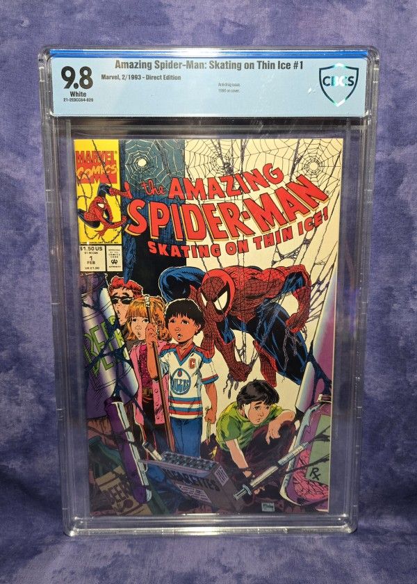 Amazing Spider-Man: Skating On Thin Ice #1, 1993 • CBCS 9.8 • Anti-Drug Issue