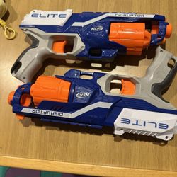Nerf Elite Disrupter Dart Guns (NO DARTS)