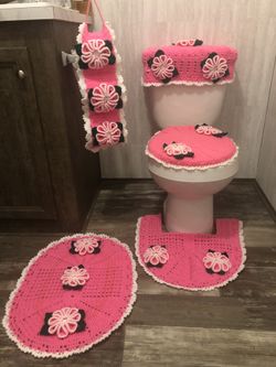 crochet bathroom sets 110