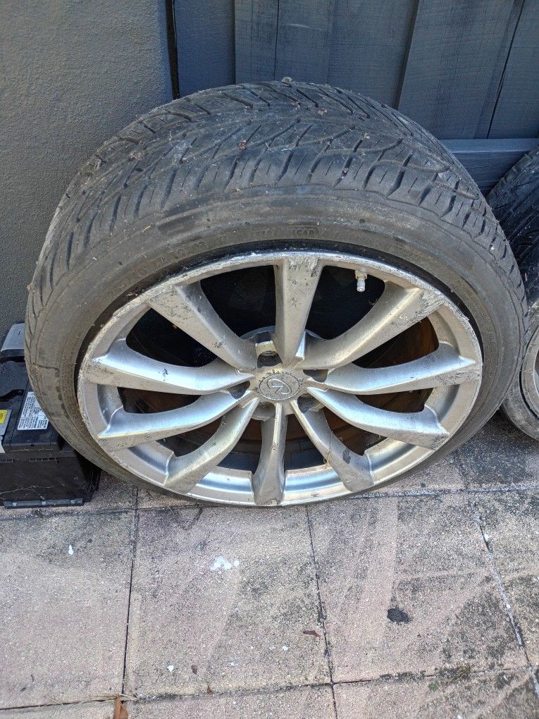 4 Infinity Tires With Rim 