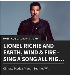 Earth Wind & Fire / Lionel Richie Concert
