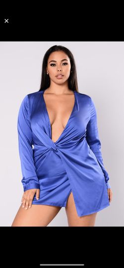 Blue Fashion Nova Dress