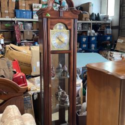 Unique Grandfather Clock Curio Cabinet 
