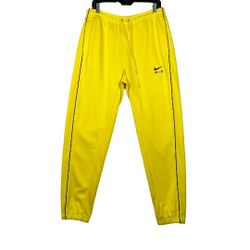 NWT Nike Air Jogger Poly Knit Bottoms Men’s Yellow Strike Running Pants SZ MEDIUM 