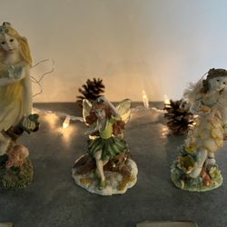 Vintage Fairy Statues 
