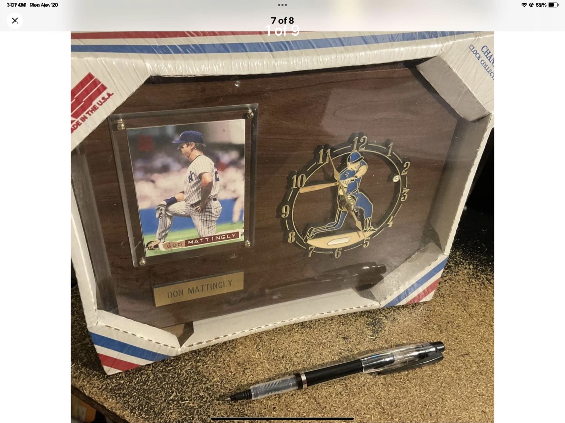 Yankees Clock