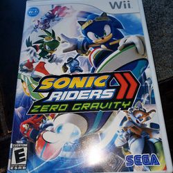Sonic Riders Zero Gravity Shooting Star Story Nintendo Wii 
