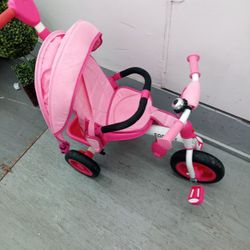 Eoowoy pink 4in 1 Bike 